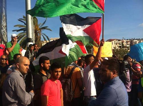 Umm al-Fahm : participation massive des Palestiniens à la manifestation contre les attaques terroristes israéliennes 'prix à payer' (vidéo)